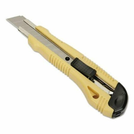 STICKY SITUATION 18 mm Skilcraft Utility Knife with Snap-Off  Black &amp; Yellow ST3197889